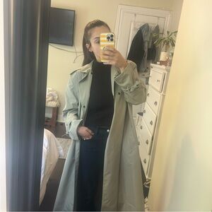 Vintage Carol Cohen x Nino “Drizzle” long trench coat
